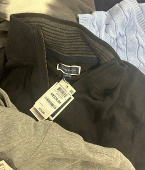 Men's Clothing Sweaters, Hoodies & Others, CLUB ROOM, SUN + STONE, IDEOLOGY, Wholesale Lot, 7 items, Shelf Pulls, MSRP $405