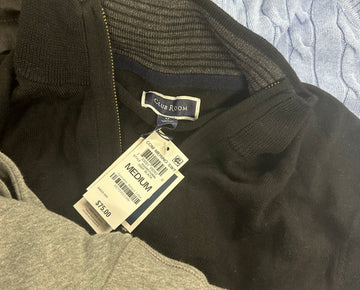 Men's Clothing Sweaters, Hoodies & Others, CLUB ROOM, SUN + STONE, IDEOLOGY, Wholesale Lot, 7 items, Shelf Pulls, MSRP $405