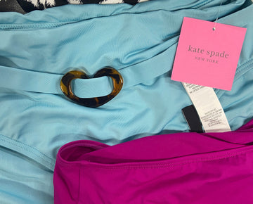Women's Swimwear Wholesale Lot, LAUREN RALPH LAUREN, KATE SPADE, NIKE, SWIM SOLUTIONS, CARMEN MARC VALVO and more 15 items, Shelf Pulls, MSRP $737