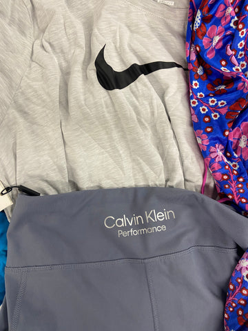 Women's Clothing Assorted Wholesale Lot, CALVIN KLEIN, CALVIN KLEIN, NIKE, CHARTER CLUB, REALTREE and more,  20 items, Shelf Pulls, MSRP $859