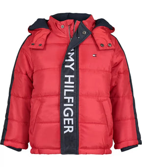 Kid's Clothing Puffy Jackets Wholesale Lot, TOMMY HILFIGER and CARTER'S, 5 items, Shelf Pulls, MSRP $450