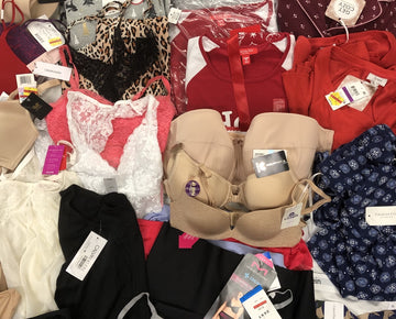 Women's Intimate & Sleepwear Wholesale Lot CALVIN KLEIN, DKNY, BALI, MAIDENFORM, WACOAL, SCULPTRESS, CHARTER CLUB, SPANX, JOCKEY, JENNI and more, 54 Units, Shelf Pulls, MSRP $1,783.84