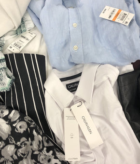 Men's Clothing Calvin Klein, Michael Kors, Polo Ralph Lauren, American Apparel, Alfani, INC and more, 24 Units, Shelf Pulls, MSRP $1,552