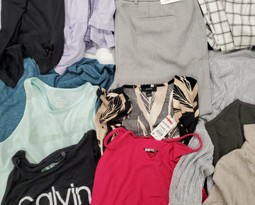 Women's Clothing Wholesale Lot CALVIN KLEIN, DKNY, Nike, Vince Camuto, Free People, Ideology and more,  25 Units, Shelf Pulls, MSRP $1,507.49