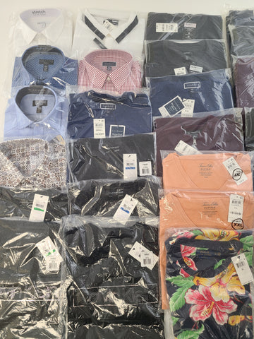 Men's Clothing Wholesale Lot Polo Ralph Lauren, CALVIN KLEIN, Tasso Elba, Club Room and more, 25 Units, New, MSRP $1,512.00