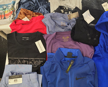 Men's Clothing Wholesale Lot Lauren Ralph Lauren, Calvin Klein, Nike, Kenneth Cole and more, 26 Units, Shelf Pulls, MSRP $1,566.49