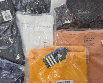 Men's Clothing  Wholesale Lot Polo Ralph Lauren, Calvin Klein, Adidas, Tasso Elba, Club Room, INC, Bar III and more, 25 Units, New, MSRP $1,780.99