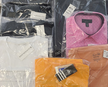 Men's Clothing Wholesale Lot Calvin Klein, Adidas, Tasso Elba, Alfani and more, 25 Units, New, MSRP $1,545.98