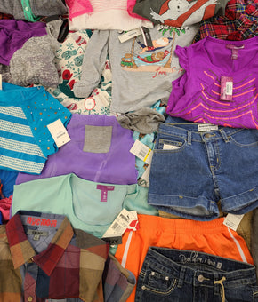 Kid's Clothing Wholesale Lot Polo Ralph Lauren, Lucky Brand, DKNY, Puma, Champion, American Apparel, Angry Birds, Aqua, Jessica Simpson, Tempted and more, 35 Units, Shelf Pulls, MSRP $997.76