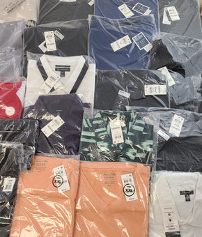 Men's Clothing Wholesale Lot Calvin Klein, Tasso Elba, Club Room, INC, Alfani and more, 25 Units, New, MSRP $1,756.49