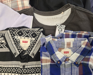 Men's Clothing Wholesale Lot Levi's, Puma, Nike, Adidas, Guess, Weatherproof Vintage, American Apparel, INC and more, 25 Units, Shelf Pulls, MSRP $1,553.98