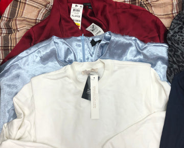 Women's Clothing Top Wholesale Lot, Alfani, INC, 12 Units, Shelf Pulls, MSRP $754