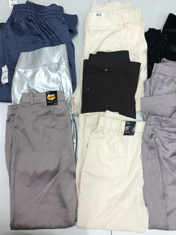 Womens' Clothing Pants Wholesale Lot, Alfani, INC 10 Units, Shelf Pulls, MSRP $700