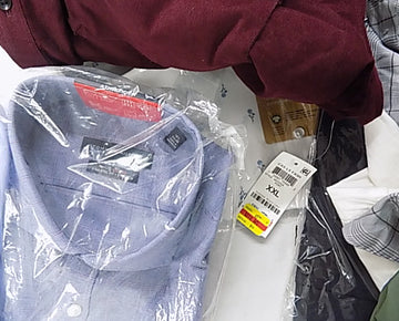 Men's Clothing Calvin Klein, Tommy Hilfiger, Tasso Elba, Alfani, BAR III, INC, and more, 24 Units, Shelf Pulls, MSRP $1,503.99