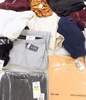 Men's Clothing Tommy Hilfiger, Calvin Klein, Tasso Elba, Alfani, INC and more, 14 Units, Shelf Pulls, MSRP $1,030.50