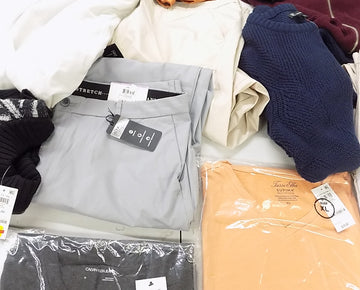 Men's Clothing Tommy Hilfiger, Calvin Klein, Tasso Elba, Alfani, INC and more, 14 Units, Shelf Pulls, MSRP $1,030.50