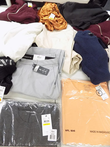 Men's Clothing Tommy Hilfiger, Calvin Klein, Tasso Elba, Alfani, INC and more, 14 Units, Shelf Pulls, MSRP $1,030.50