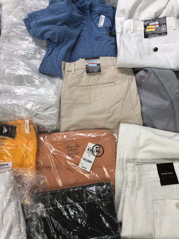 Men's Clothing ADIDAS, Calvin Klein, Michael Kors, American Apparel, Tasso Elba, Alfani, BAR III, INC and more, 20 Units, Shelf Pulls, MSRP $1,289.48