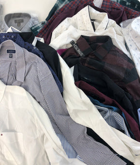 Men's Clothing Wholesale Lot POLO RALPH LAUREN, TOMMY HILFIGER, Tasso Elba, ALFANI, CLUBROOM and more, 24 Units, Shelf Pulls, MSRP $1,505.00