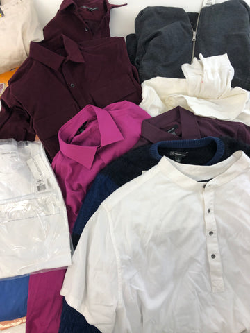 Men's Clothing Wholesale Lot POLO RALPH LAUREN, CALVIN KLEIN, Adidas, AMERICAN APPAREL, TASSO ELBA, CLUBROOM and more, 25 Units, Shelf Pulls, MSRP $1,426.98