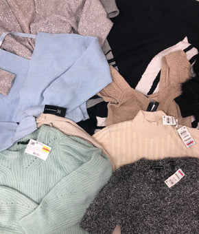 Women's Clothing Sweater Wholesale Lot, INC and Alfani, 11 Units, Shelf Pulls, MSRP $804.50