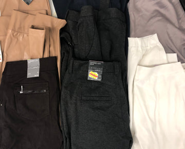 Women's Clothing Pants Wholesale Lot, INC and ALFANI 10 Units, Shelf Pulls, MSRP $710