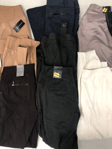 Women's Clothing Pants Wholesale Lot, INC and ALFANI 10 Units, Shelf Pulls, MSRP $710