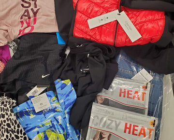 Women's Clothing Wholesale Lot Calvin Klein, COLUMBIA, NIKE, Kendall Kylie, 32 degrees, Alfani, American Apparel, IDEOLOGY, Bar III, INC and more, 25 Units, Shelf Pulls, MSRP $1,518.49