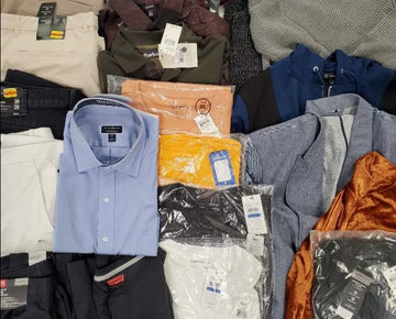 Men's Clothing Wholesale Lot Adidas, Calvin klein, levis, Under Armour, BarBour, Tasso Elba, Alfani, INC and more, 23 Units, Shelf Pulls, MSRP $1,518.98