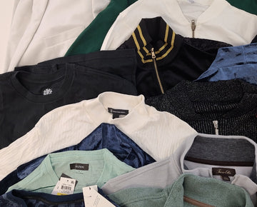 Men's Clothing Wholesale Lot Calvin Klein, DKNY, Tasso Elba, American Apparel, Club Room, INC and more, 25 Units, Shelf Pulls, MSRP $1,572.00