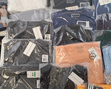 Men's Clothing Wholesale Lot Calvin Klein, Adidas, Tasso Elba, Club Room, INC, Jockey, and more, 25 Units, New, MSRP $1,570.49