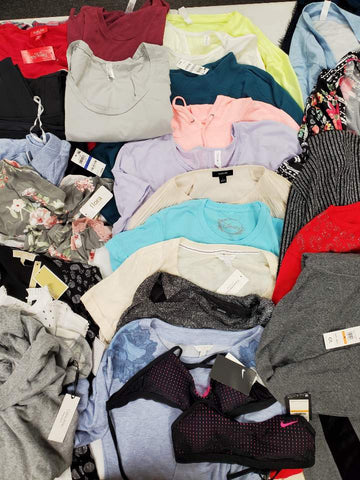 Women's Clothing Wholesale Lot NIKE, Calvin Klein, MICHAEL KORS, VINCE CAMUTO, 1 STATE, Disney, American Apparel, IDEOLOGY, Alfani and more, 26 Units, Shelf Pulls, MSRP $1,467.98