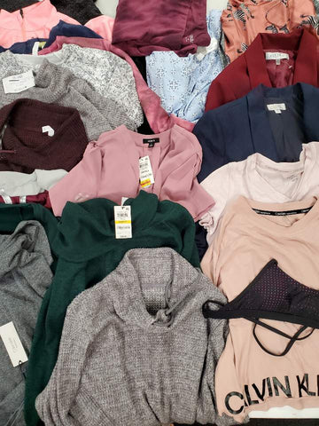 Women's Clothing Wholesale Lot TAHARI, NIKE, Calvin Klein, American Apparel, KASPER, IDEOLOGY, KILO BRAVA, GIANNI BINI,  CHARTER CLUB, Alfani and more, 26 Units, Shelf Pulls, MSRP $1,329.99