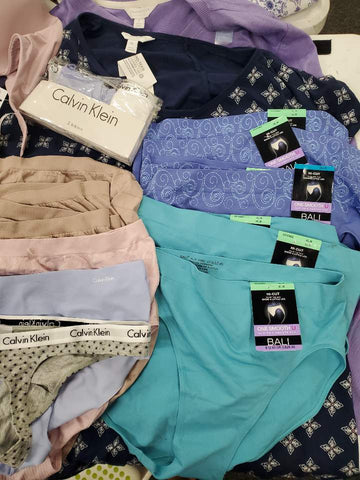 Women's Intimate & Sleepwear Wholesale Lot Calvin Klein, SCULPTRESS, WACOAL , Bali, Charters Club, INC, FLEXEES, CHARTER CLUB  and more, 48 Units, Customer Returns, MSRP $1,626.20