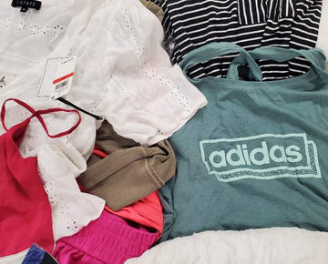Women's Clothing Wholesale Lot Adidas, Calvin Klein, Michael Kors, NIKE, DKNY, EILEEN FISHER, VINCE CAMUTO, FREE PEOPLE, STEVE MADDEN, INC, ALFANI and more, 29 Units, Customer Returns, MSRP $2,106.99