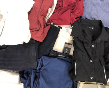 Men's Clothing American Apparel, Polo, Levi's, Alfani, and more, 28 Units, Shelf Pulls, MSRP $1,509.50