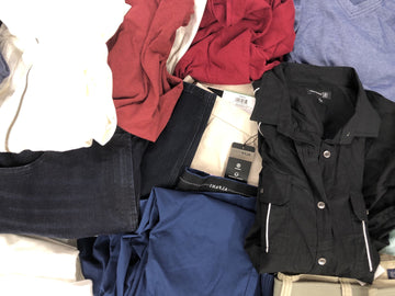 Men's Clothing American Apparel, Polo, Levi's, Alfani, and more, 28 Units, Shelf Pulls, MSRP $1,509.50