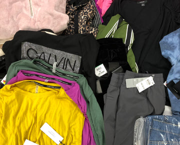 Women's Clothing Wholesale Lot CALVIN KLEIN, KAREN KANE, 32 DEGREES, American Apparel, ALFANI, IDEOLOGY and more, 25 Units, Shelf Pulls, MSRP $1,465.50