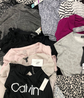 Women's Clothing Wholesale Lot CALVIN KLEIN, DKNY, Eileen Fisher, KENDALL KYLIE, Champion, Ideology and more, 25 Units, Shelf Pulls, MSRP $1,554.00