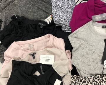 Women's Clothing Wholesale Lot CALVIN KLEIN, DKNY, Eileen Fisher, KENDALL KYLIE, Champion, Ideology and more, 25 Units, Shelf Pulls, MSRP $1,554.00
