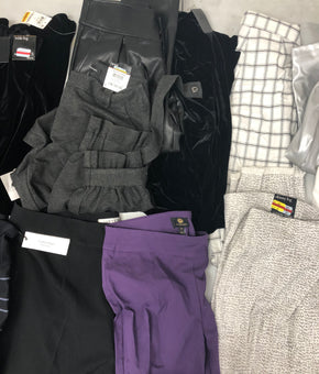 Women's Clothing Pants Wholesale Lot, Calvin Klein, Kasper, JM Collection, ALFANI and more, 11 Units, Shelf Pulls, MSRP $763.50