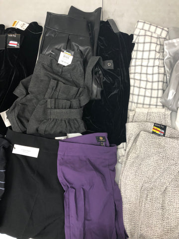 Women's Clothing Pants Wholesale Lot, Calvin Klein, Kasper, JM Collection, ALFANI and more, 11 Units, Shelf Pulls, MSRP $763.50