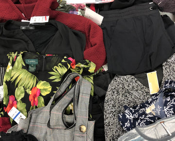 Women's Clothing Wholesale Lot LAUREN RALPH LAUREN, MICHAEL KORS, TOMMY HILFIGER, FREE PEOPLE, GUESS, NINE WEST, 32 DEGREES, ALFANI and more, 25 Units, Shelf Pulls, MSRP $1,578.98