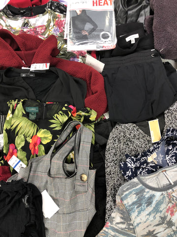 Women's Clothing Wholesale Lot LAUREN RALPH LAUREN, MICHAEL KORS, TOMMY HILFIGER, FREE PEOPLE, GUESS, NINE WEST, 32 DEGREES, ALFANI and more, 25 Units, Shelf Pulls, MSRP $1,578.98