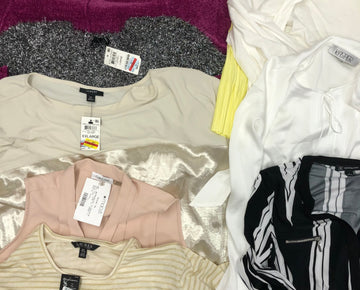 Women's Clothing Top Wholesale Lot, Polo Ralph Lauren, Calvin Klein, Alfani, City Studio and more, 11 Units, Shelf Pulls, MSRP $812