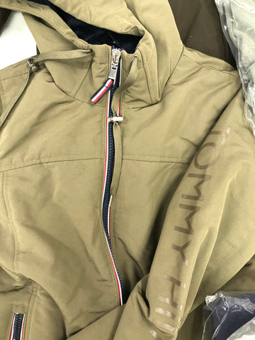 Men's Clothing Jackets Wholesale Lot, TOMMY HILFIGER, WEATHERPROOF, KIRKLAND, AMERICAN APPAREL, 8 items, Shelf Pulls, MSRP $511