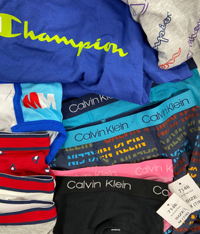 Baby's Clothing Assorted Wholesale Lot, TOMMY HILFIGER, NAUTICA, CALVIN KLEIN CHAMPION, PINKFONG, FIRST IMPRESSIONS and more, 35 items, Shelf Pulls, MSRP $598