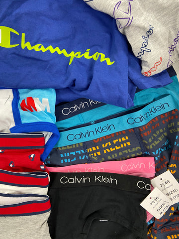 Baby's Clothing Assorted Wholesale Lot, TOMMY HILFIGER, NAUTICA, CALVIN KLEIN CHAMPION, PINKFONG, FIRST IMPRESSIONS and more, 35 items, Shelf Pulls, MSRP $598