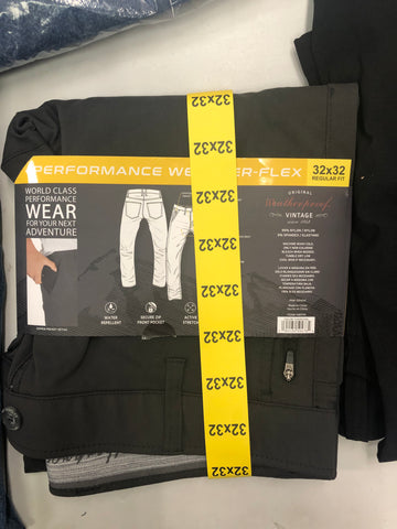 Men's Clothing Pants and Others, Wholesale Lot, EDDIE BAUER, STEVE MADDEN, CHAPS, WEATHER PROOF, 32 DEGREES and more, 14 items, Shelf Pulls, MSRP $1,091