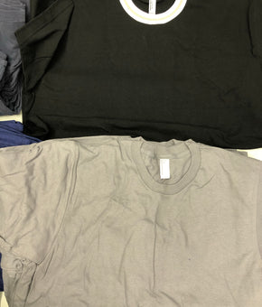 Men's Clothing Tops Wholesale Lot, AMERICAN APPAREL ONLY, 53 Items, Shelf Pulls, MSRP $1,098
